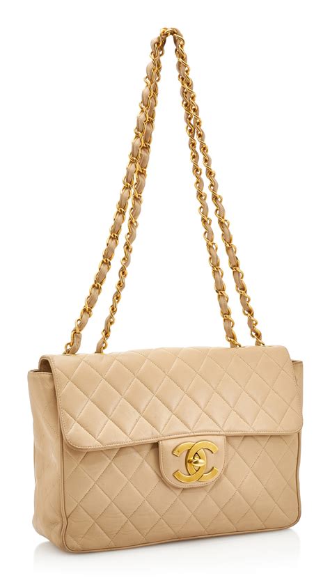 chanel cream leather soft edgy shoulder bag|Chanel leather handbags.